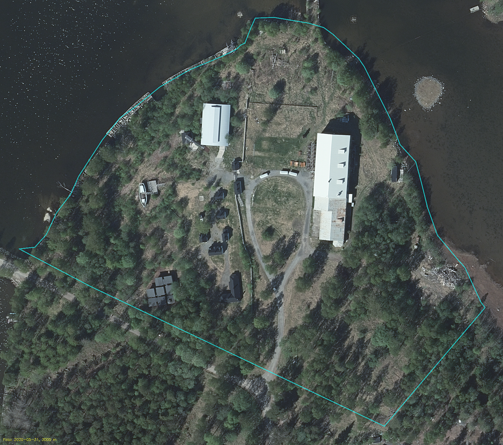 Satellite image from 2020
